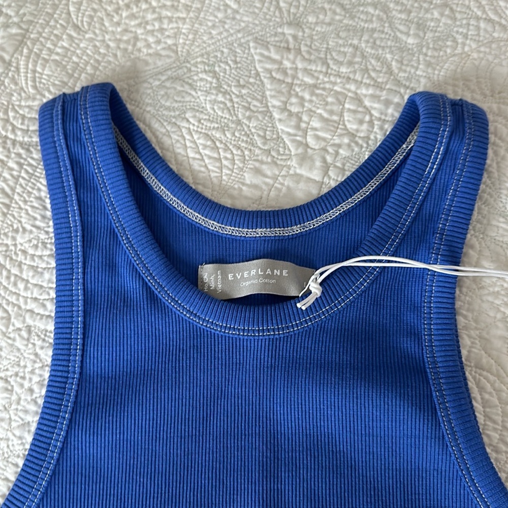 NWT Everlane Organic Cotton Racerback Tank - Picture 4 of 6